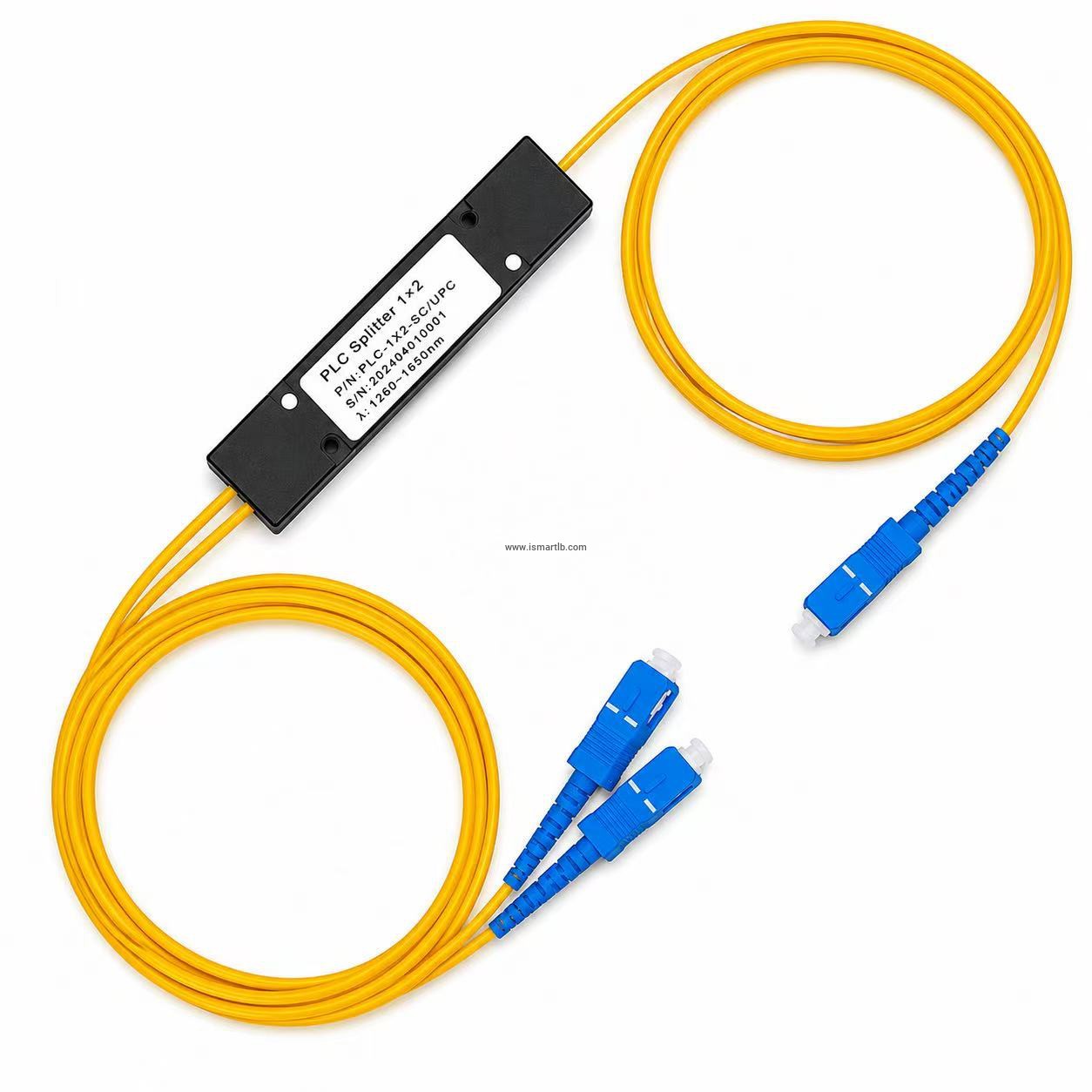 2 Way Fiber FBT Splitter, 3.0MM, SC/UPC 1M (01/99)