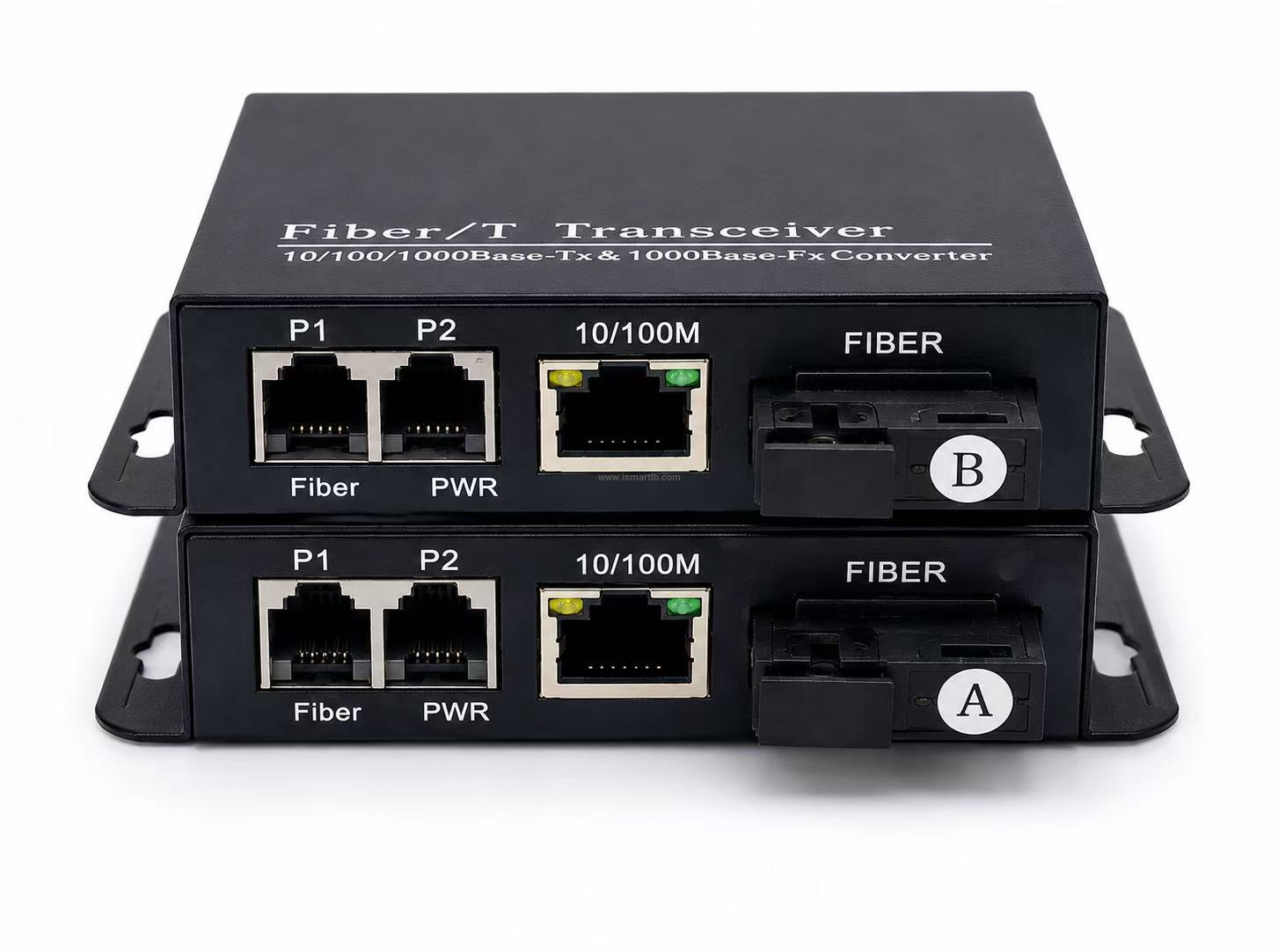 2 port Telephone Fiber Optic Converter with Lan port