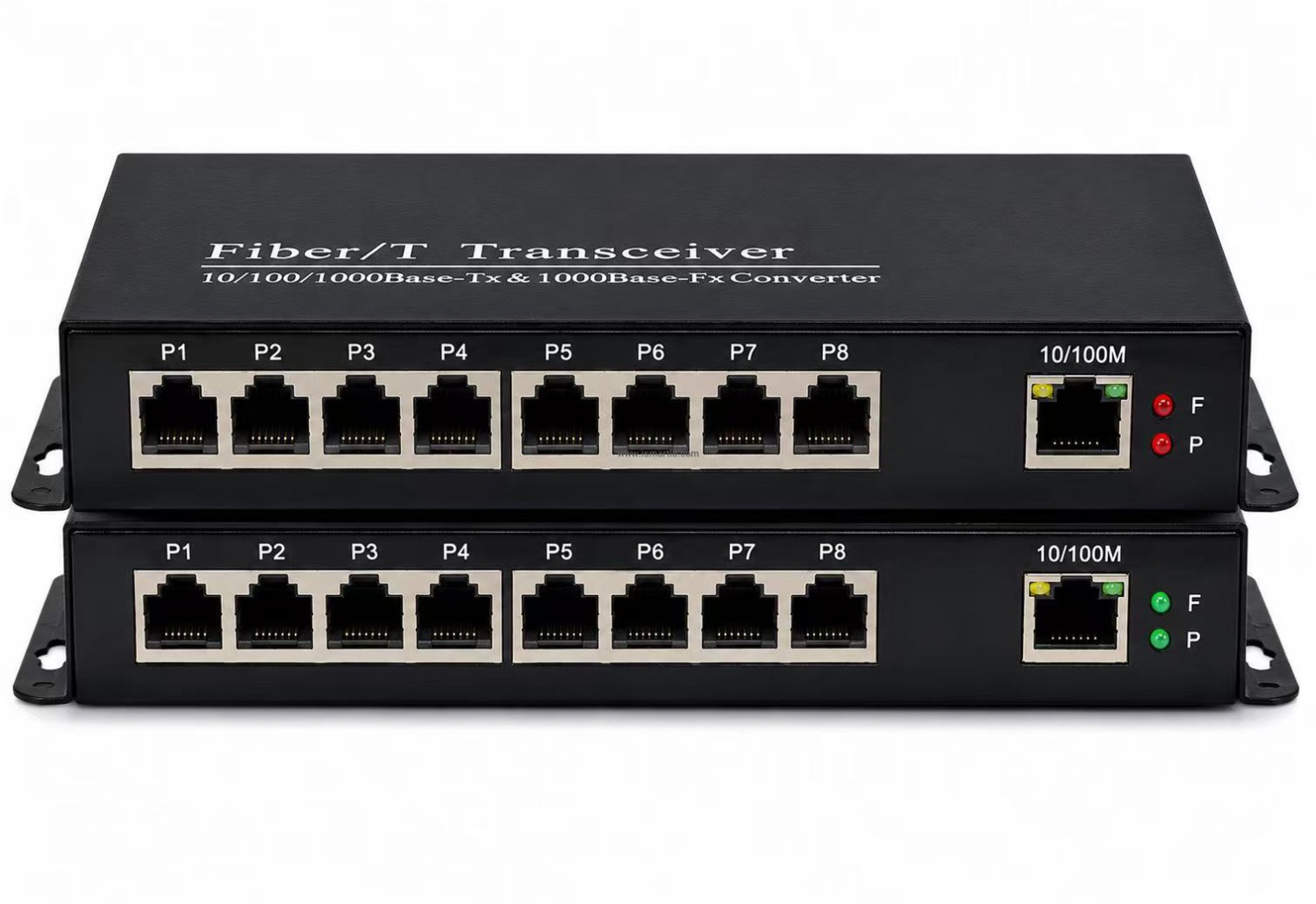 8 port Telephone Fiber Optic Converter with Lan port
