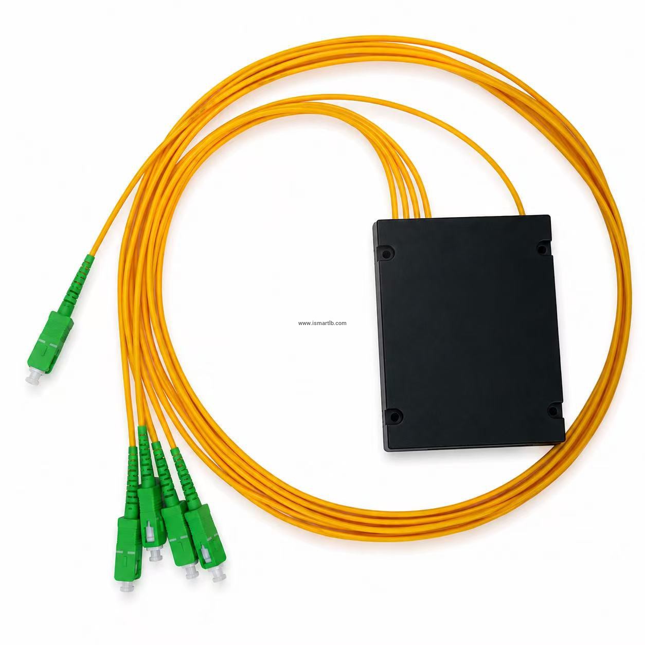 4 Way Fiber ABS Splitter, 3.0MM, SC/APC 1M