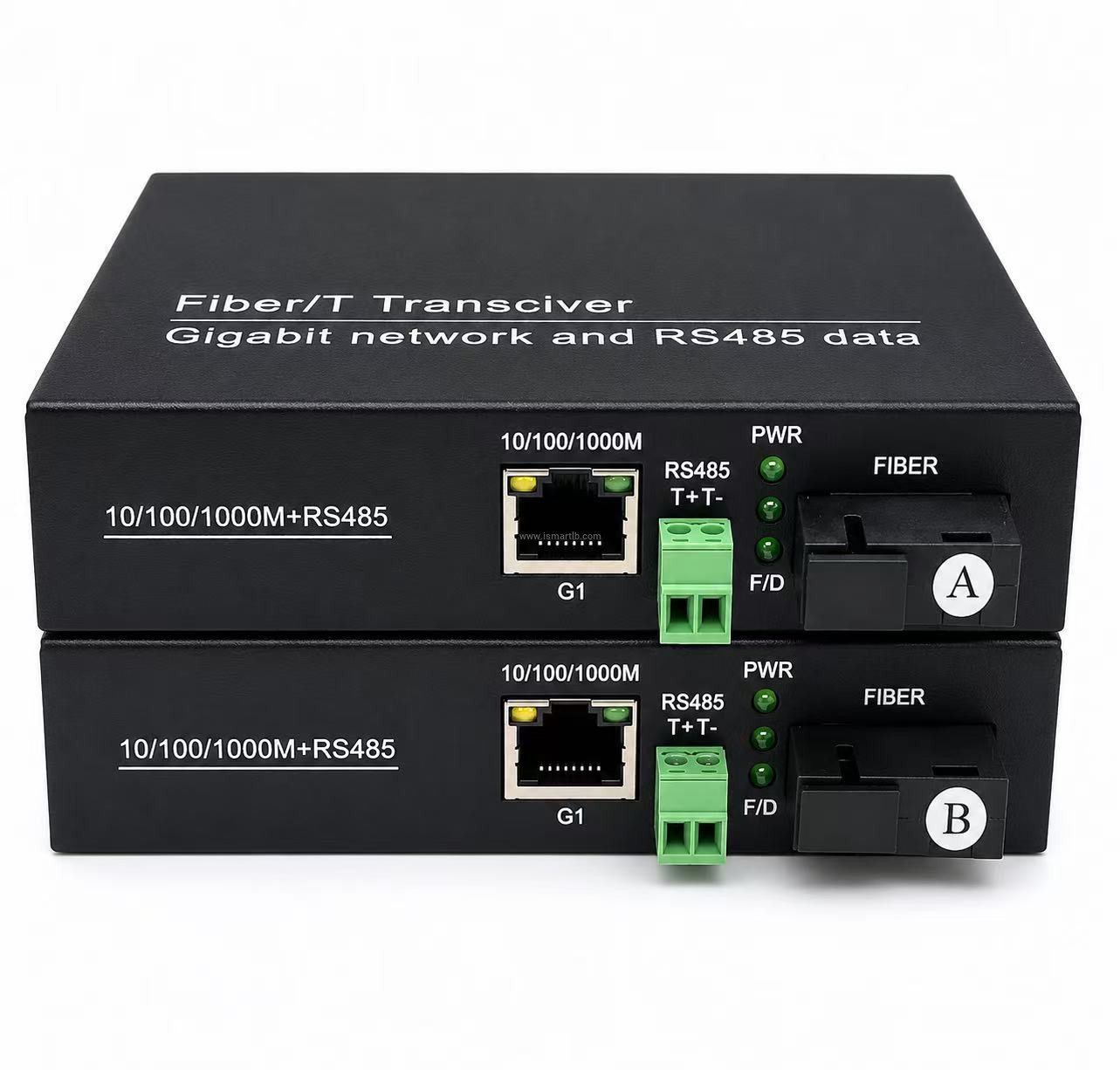 RS485 Fiber Converter with Lan Port 1 Giga