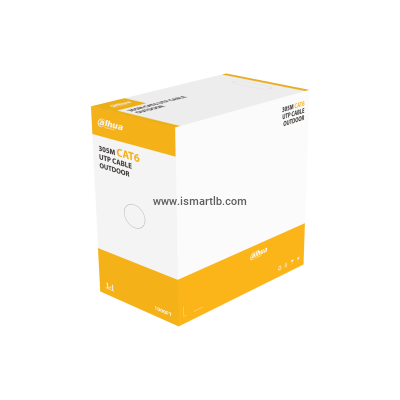 DAHUA NETWORK CABLE CAT6 305M PURE COPPER  DOUBLE SHIELDED OUTDOOR DH-PFM920-6U